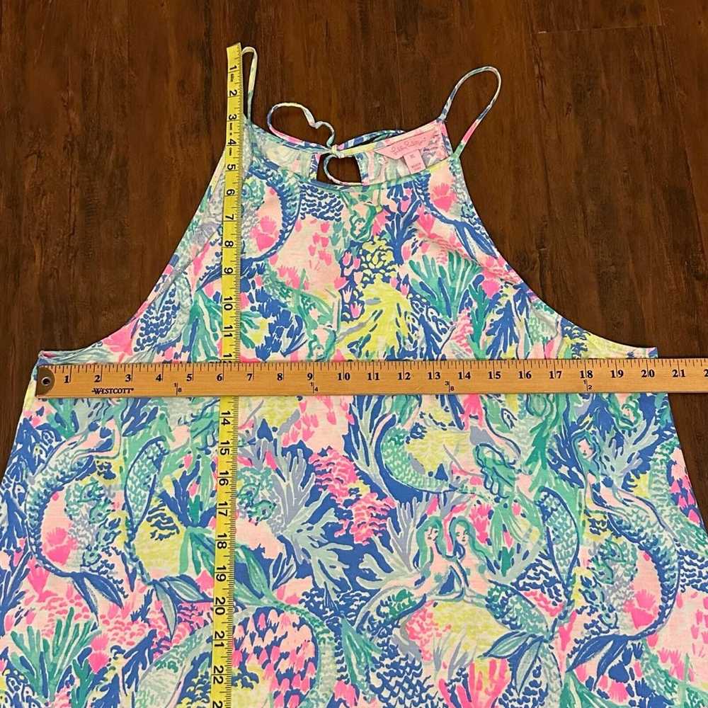 LILLY PULITZER Margot Dress Mermaid Cove Halter S… - image 11