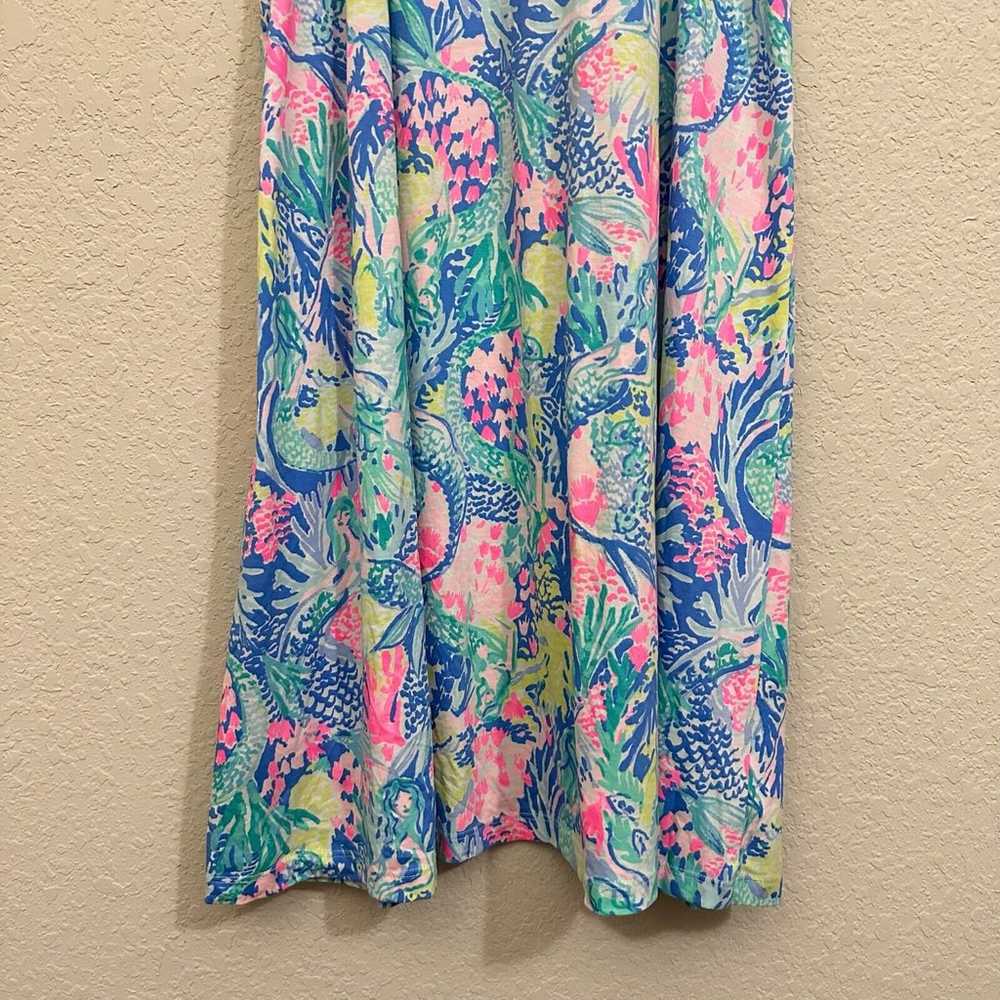 LILLY PULITZER Margot Dress Mermaid Cove Halter S… - image 6