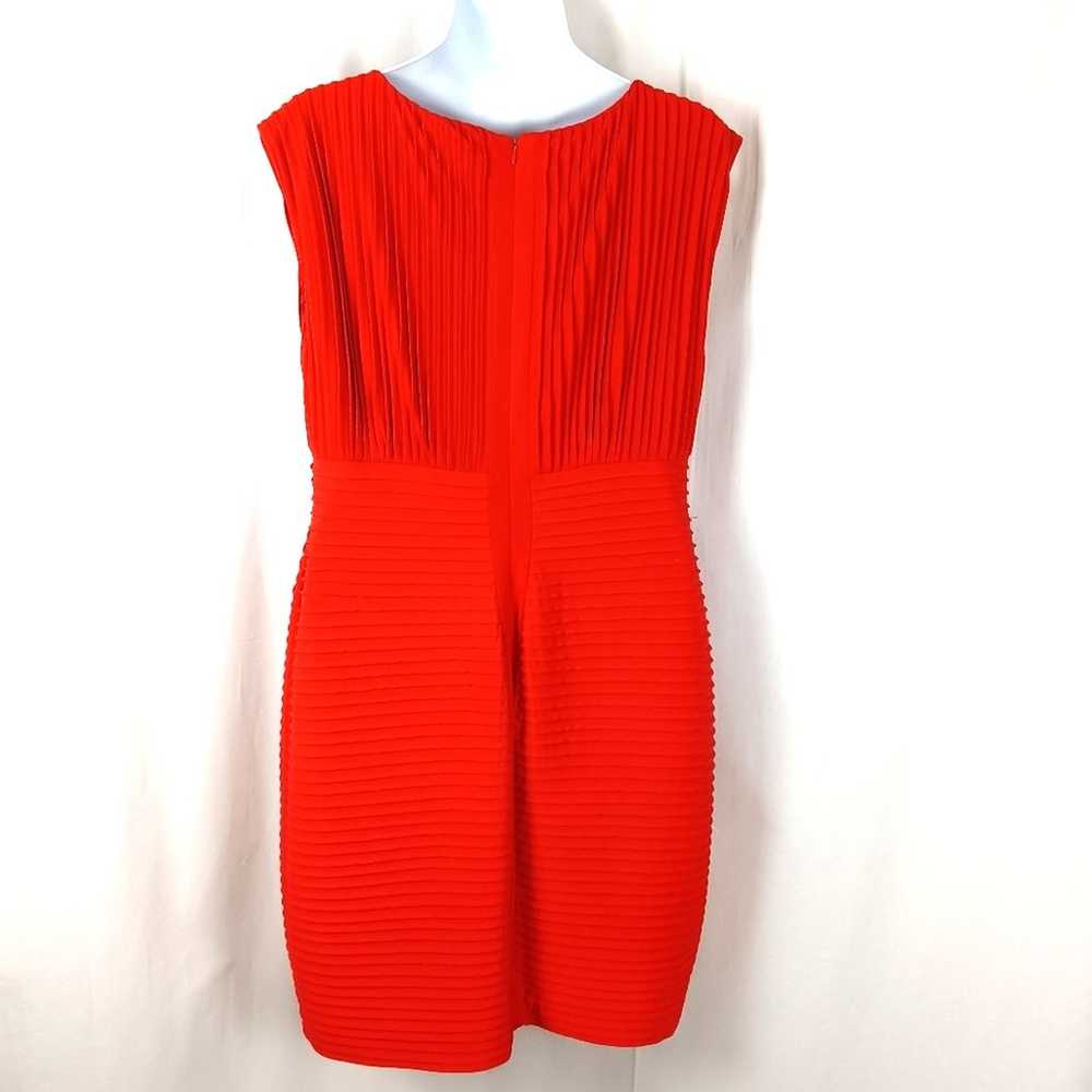 Calvin Klein Red Ribbed Bodycon Dress Size 2X - image 5