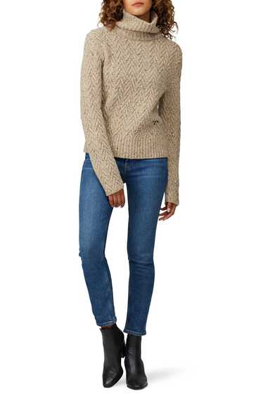 Tory Burch Camel Chunky Turtleneck