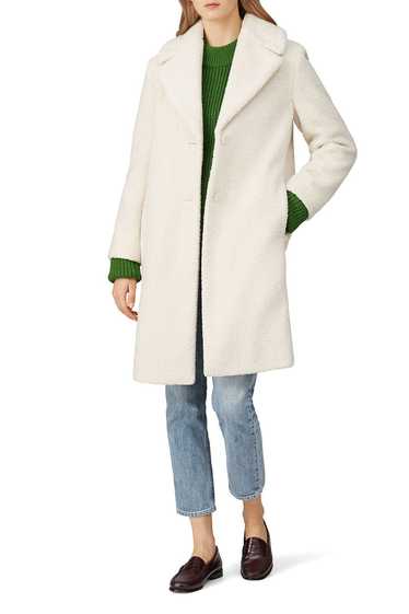 Club Monaco Cream Teddy Coat