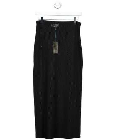 Sea Level Swim Surf Mesh Long Skirt Black UK S