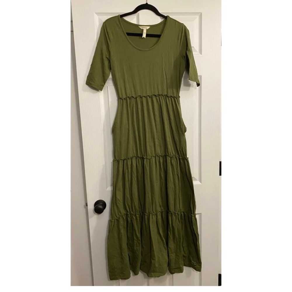 MATILDA JANE OLIVE MAXI DRESS SMALL - image 5