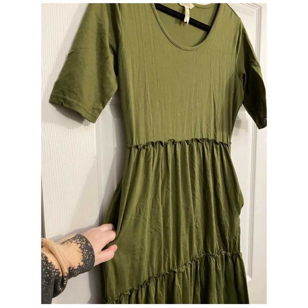 MATILDA JANE OLIVE MAXI DRESS SMALL - image 6