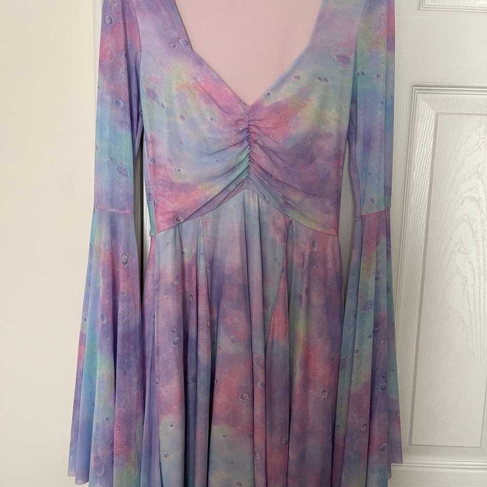 Blackmilk Pastel Planet Spectre Dress Size Small - image 2