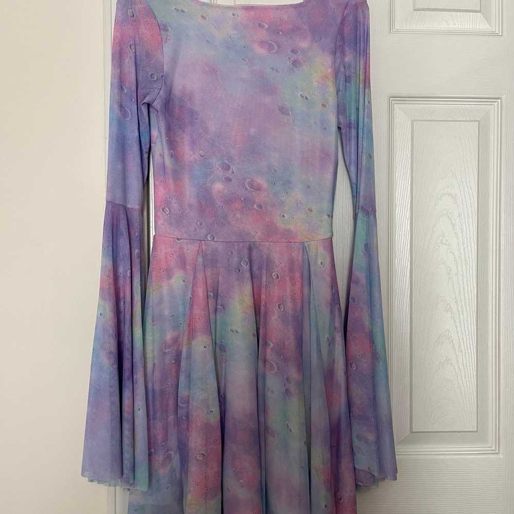 Blackmilk Pastel Planet Spectre Dress Size Small - image 3