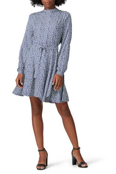 Derek Lam 10 Crosby Blue Printed Dress