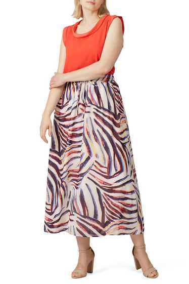 JUNAROSE Multi Printed Midi Skirt - image 1