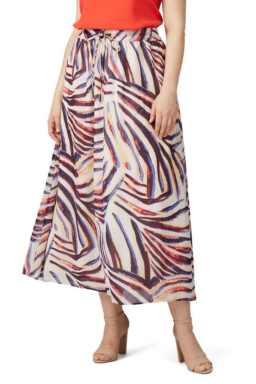 JUNAROSE Multi Printed Midi Skirt - image 2