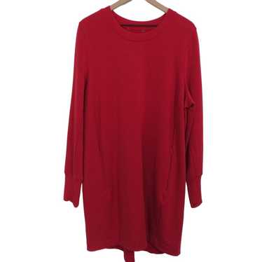 Athleta Clover Berry Red Coaster Luxe Sweatshirt D