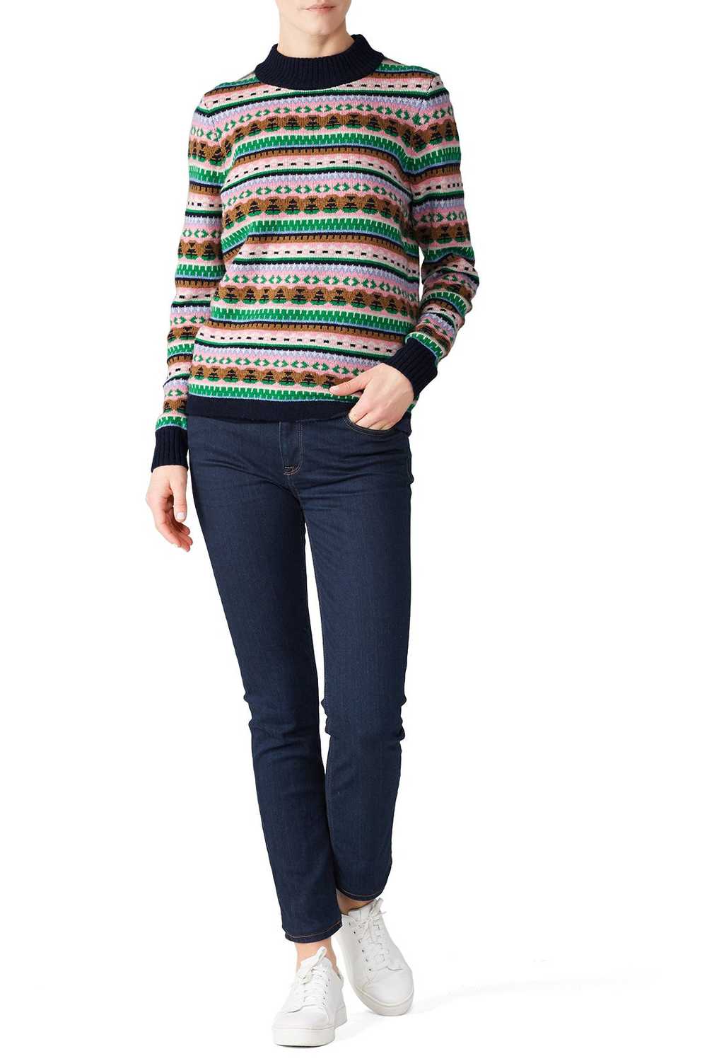 J.Crew Kris All Over Fair Isle Sweater - image 1