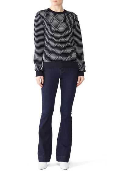 Derek Lam 10 Crosby Geo Print Pullover