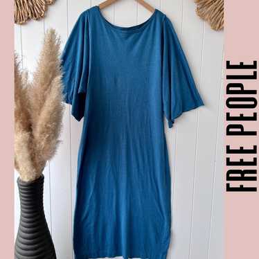 Free People dress maxi or midi cotton spring summe