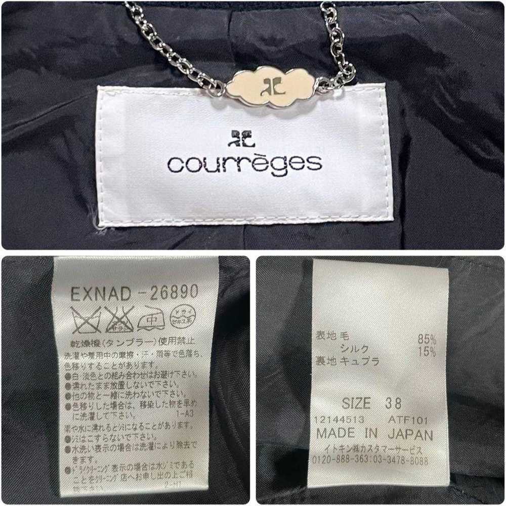 Courrèges Silk Blend Set-Up Suit Jacket Dress For… - image 3