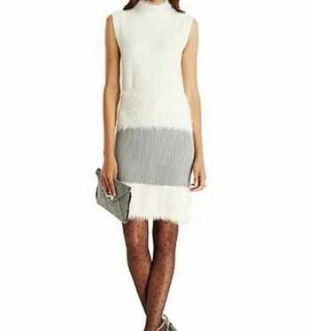 DIANE VON FURSTENBERG Sleeveless Sweater Dress Iv… - image 1