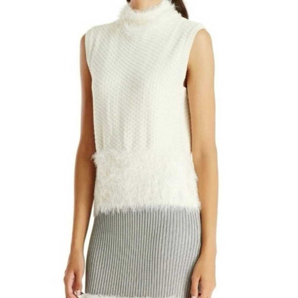 DIANE VON FURSTENBERG Sleeveless Sweater Dress Iv… - image 2