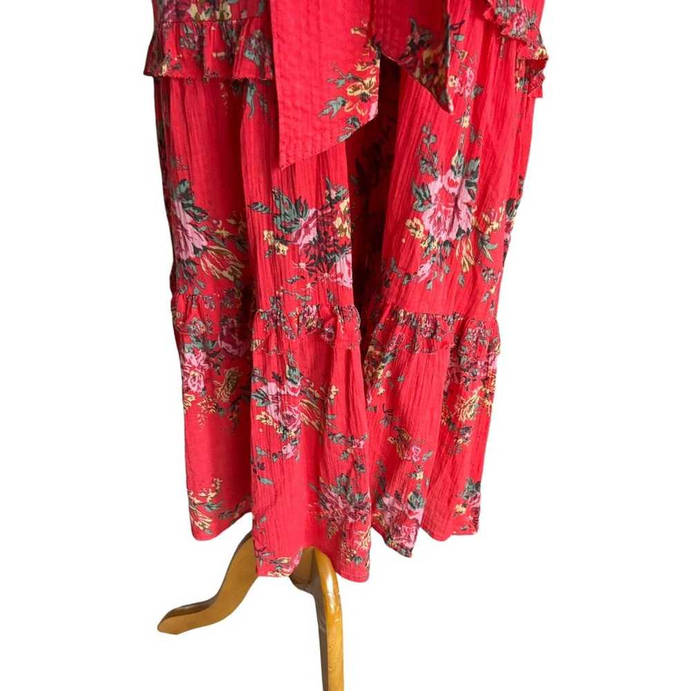 sundays Size Medium Mya Rose Print Floral Maxi Ti… - image 6