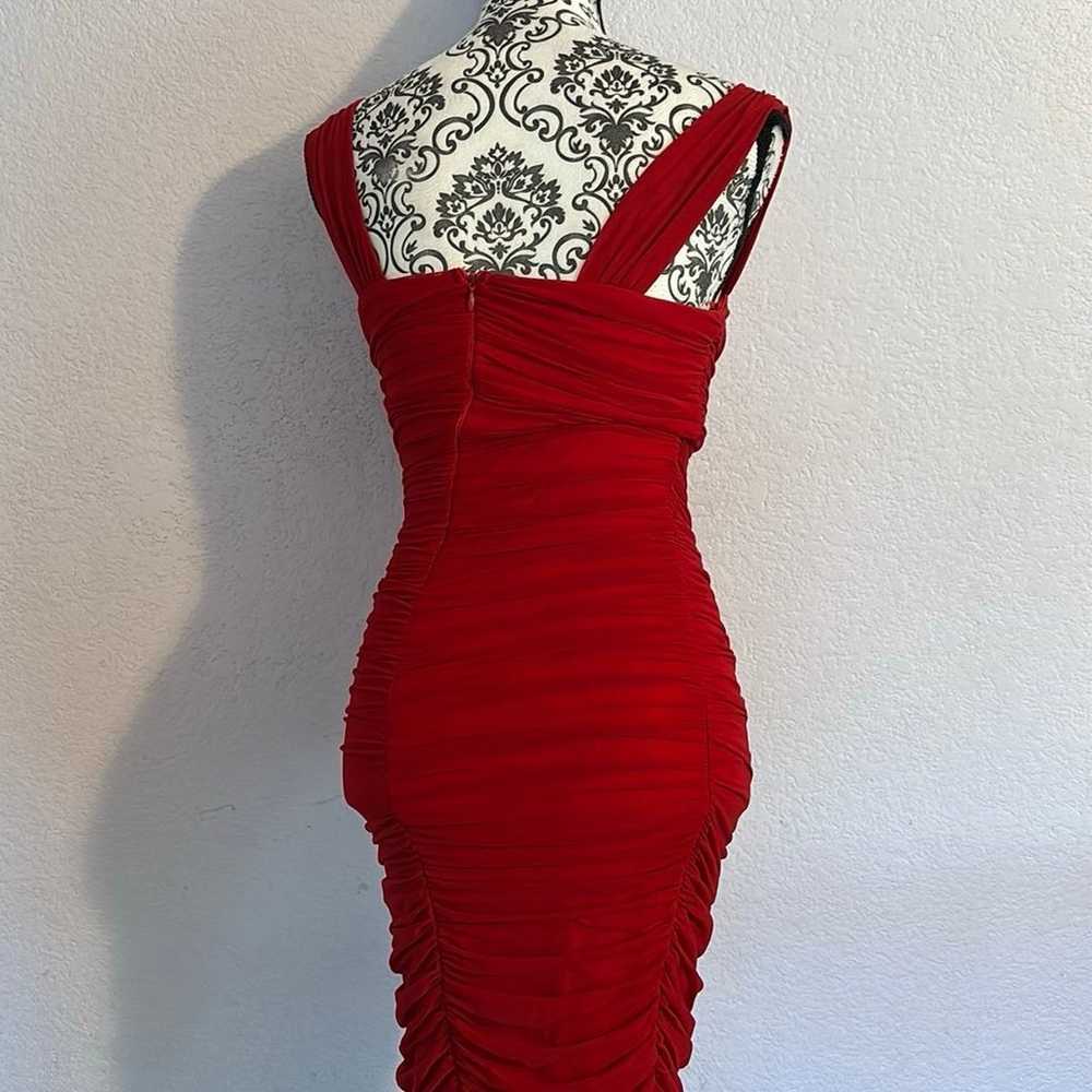 red dress size medium - image 5