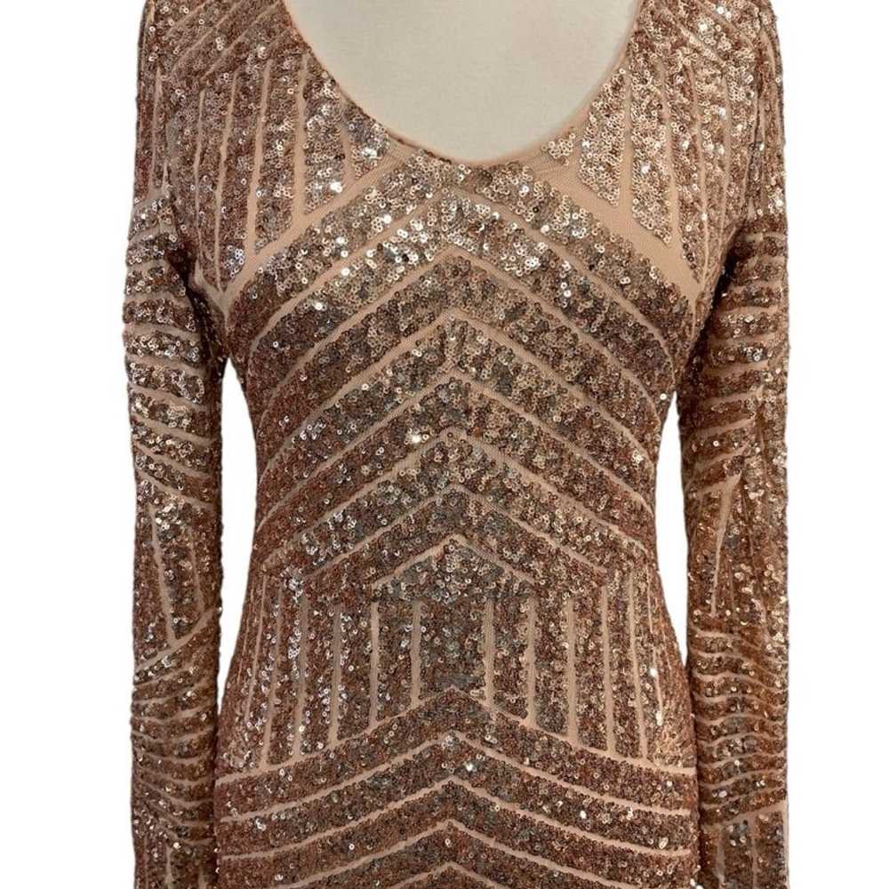 Women's Gianni Bini Dress Medium Rose Gold - image 3