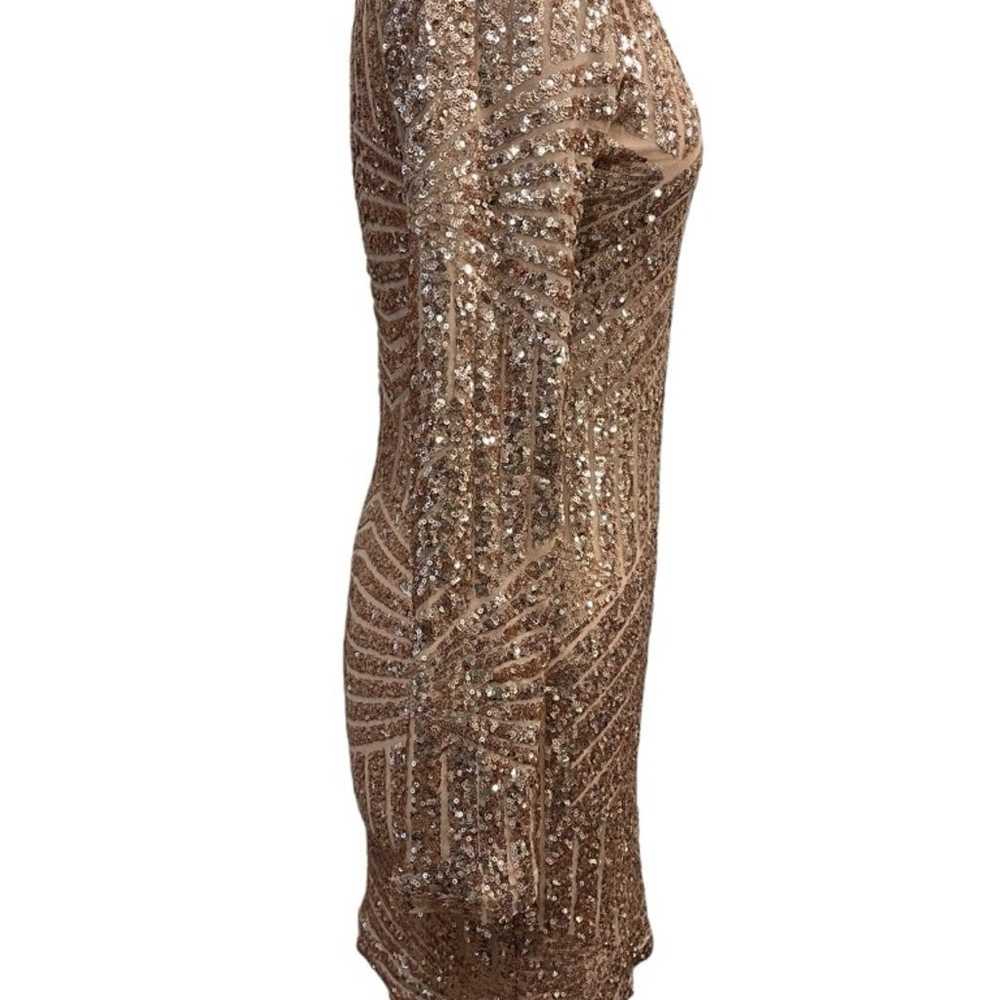 Women's Gianni Bini Dress Medium Rose Gold - image 4