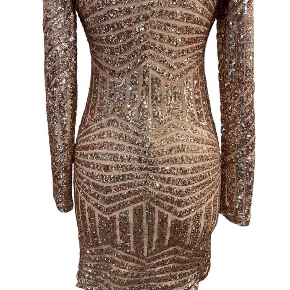 Women's Gianni Bini Dress Medium Rose Gold - image 8