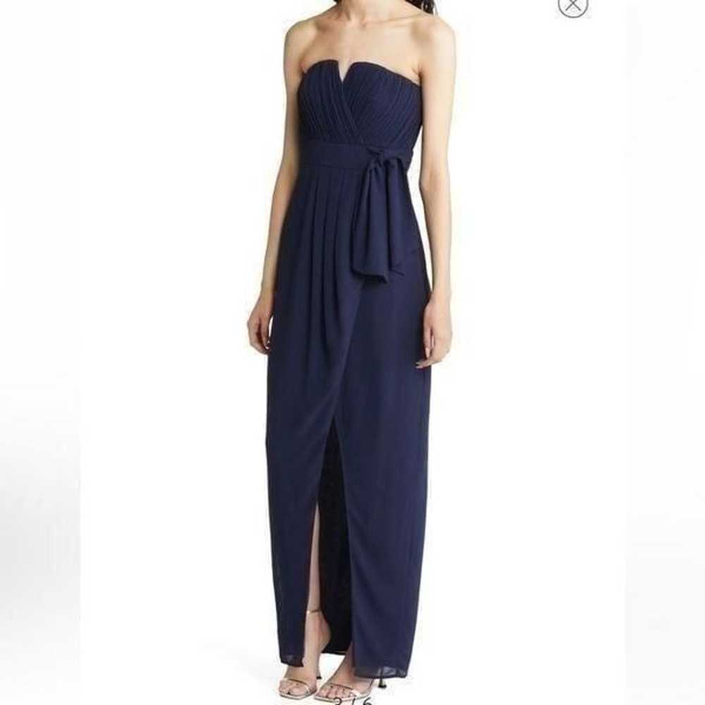 Lulus Easy Elegance Navy Blue Pleated Strapless M… - image 3