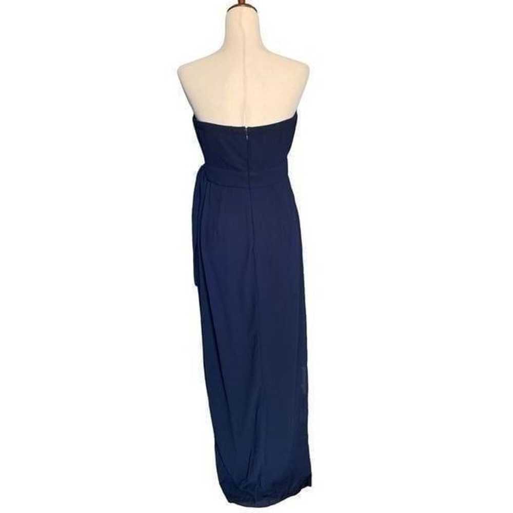 Lulus Easy Elegance Navy Blue Pleated Strapless M… - image 8