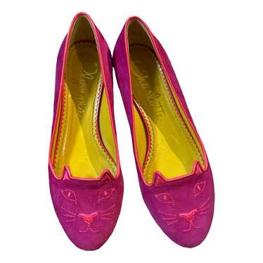 Charlotte Olympia Velvet flats