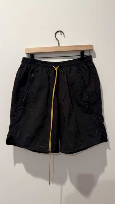 Rhude Rhude Monochrome Black Logo Shorts