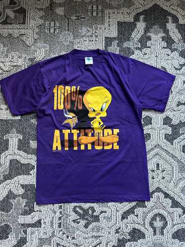 NFL × Vintage × Warner Bros Vintage 90s Minnesota 