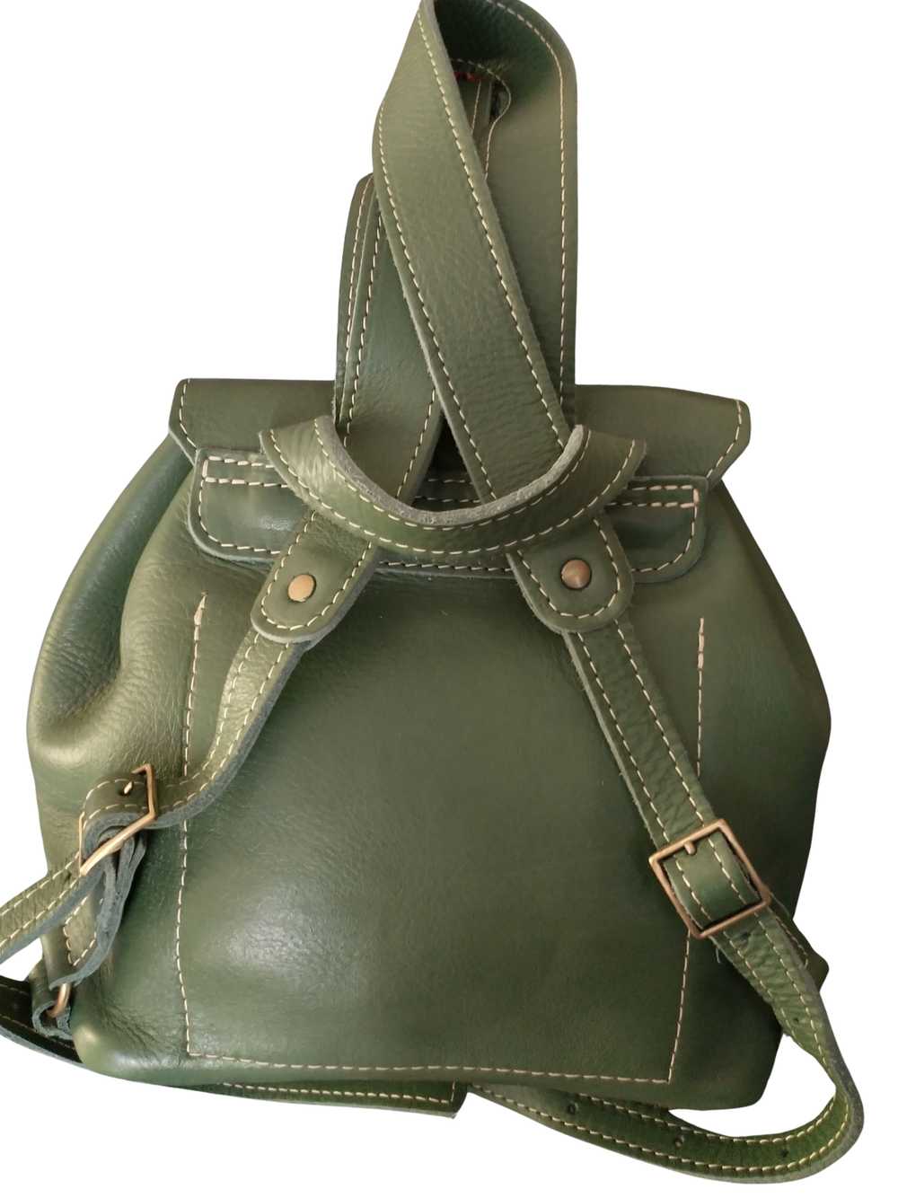 Portland Leather Bucket Backpack - image 8