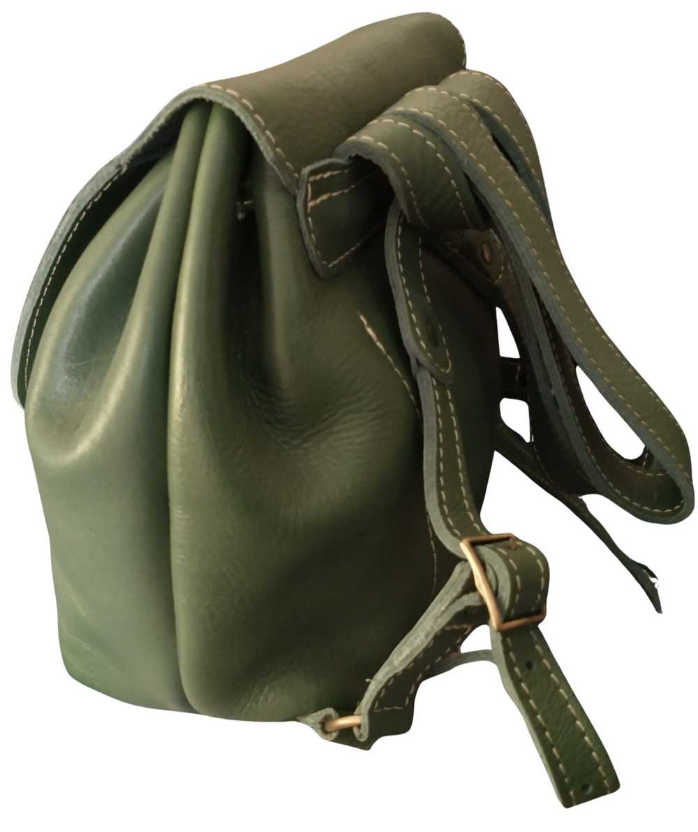 Portland Leather Bucket Backpack - image 9