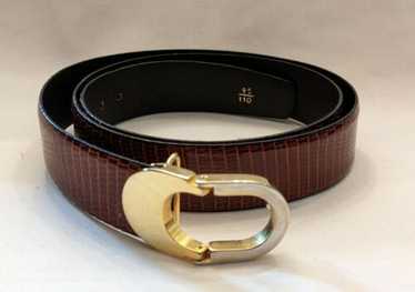 Brioni lizard leather belt - Gem