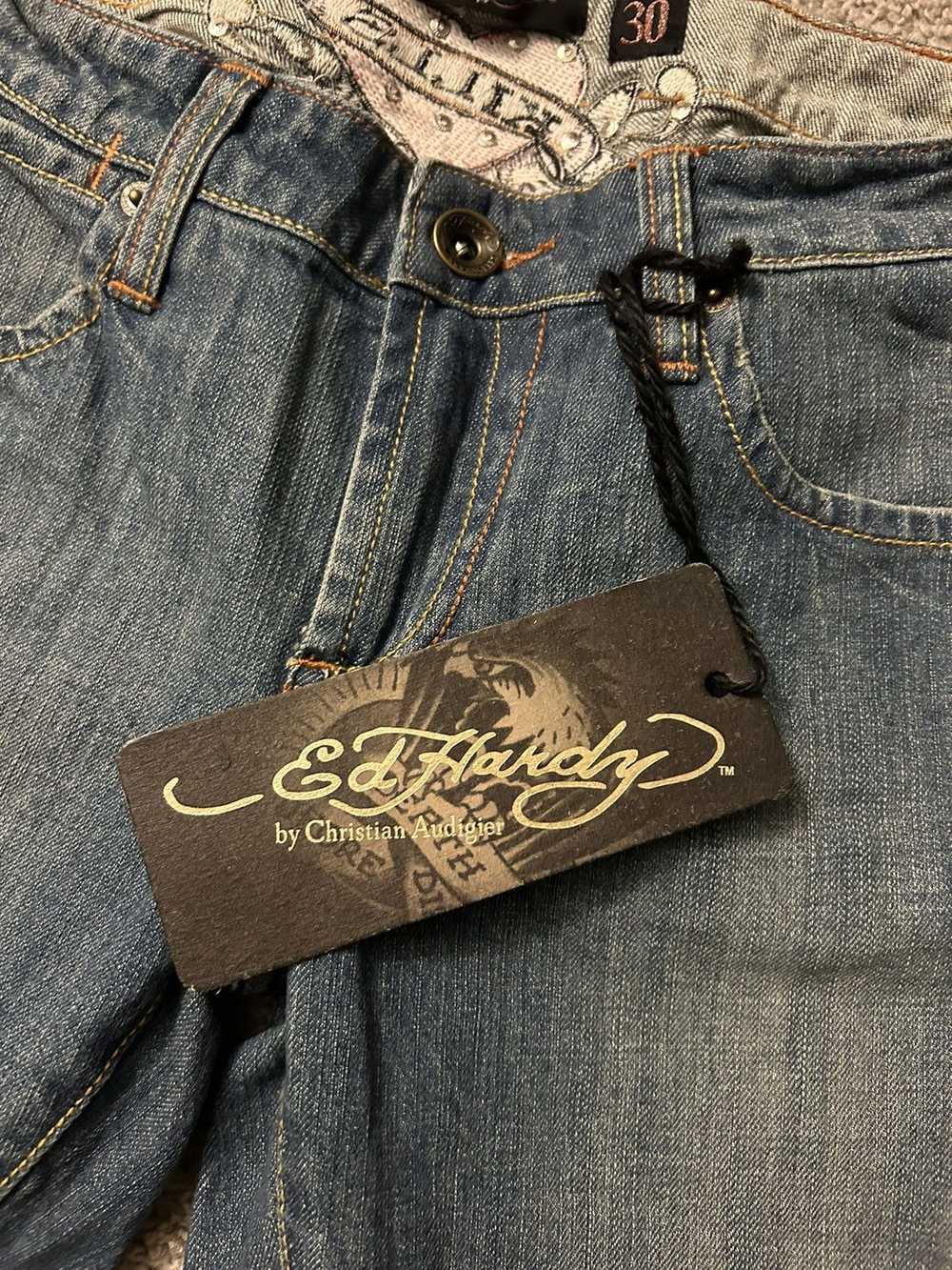 Ed Hardy × Streetwear × Vintage Ed Hardy Embroide… - image 6