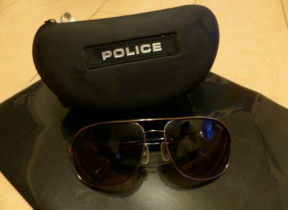 USED POLICE SUNGLASSES GOOD #7F36 - image 1