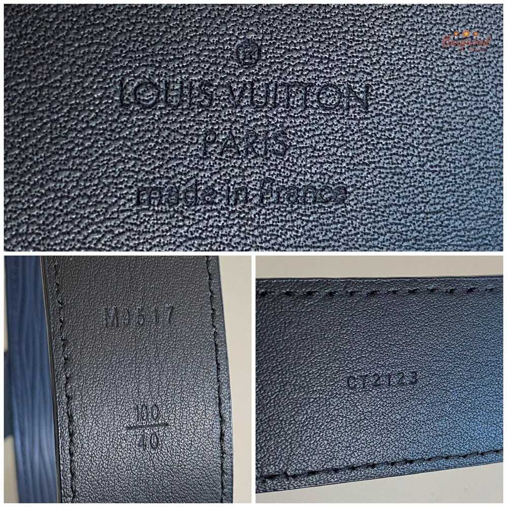 Louis Vuitton Louis Vuitton Blue Epi Leather Meta… - image 6