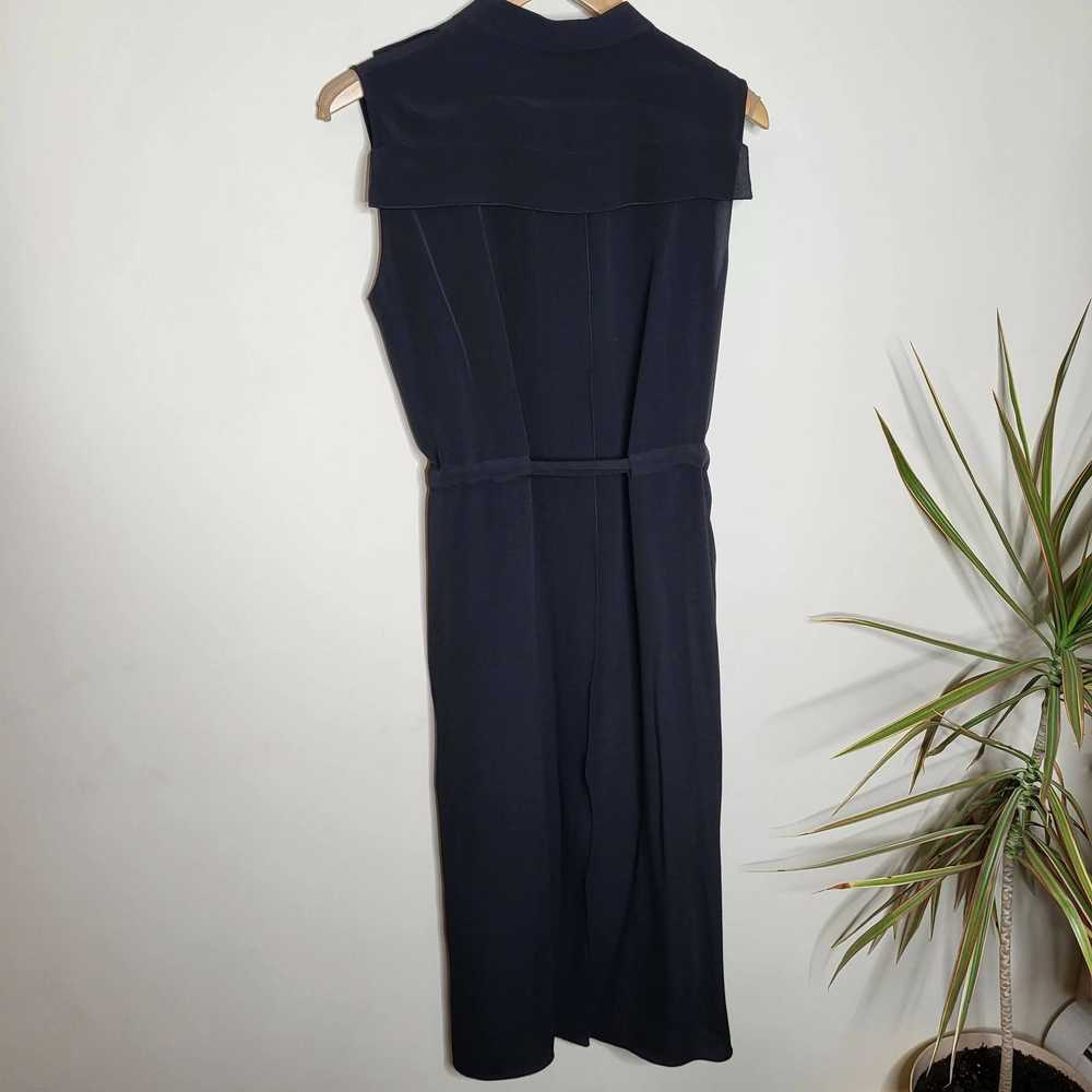 Jil Sander Jil Sander Silk Black Sleeveless Butto… - image 3