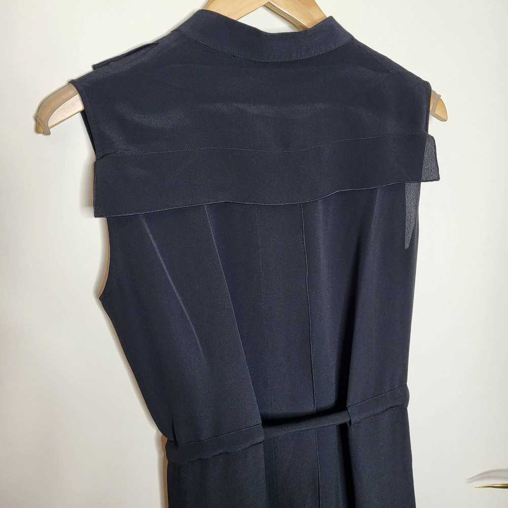 Jil Sander Jil Sander Silk Black Sleeveless Butto… - image 5