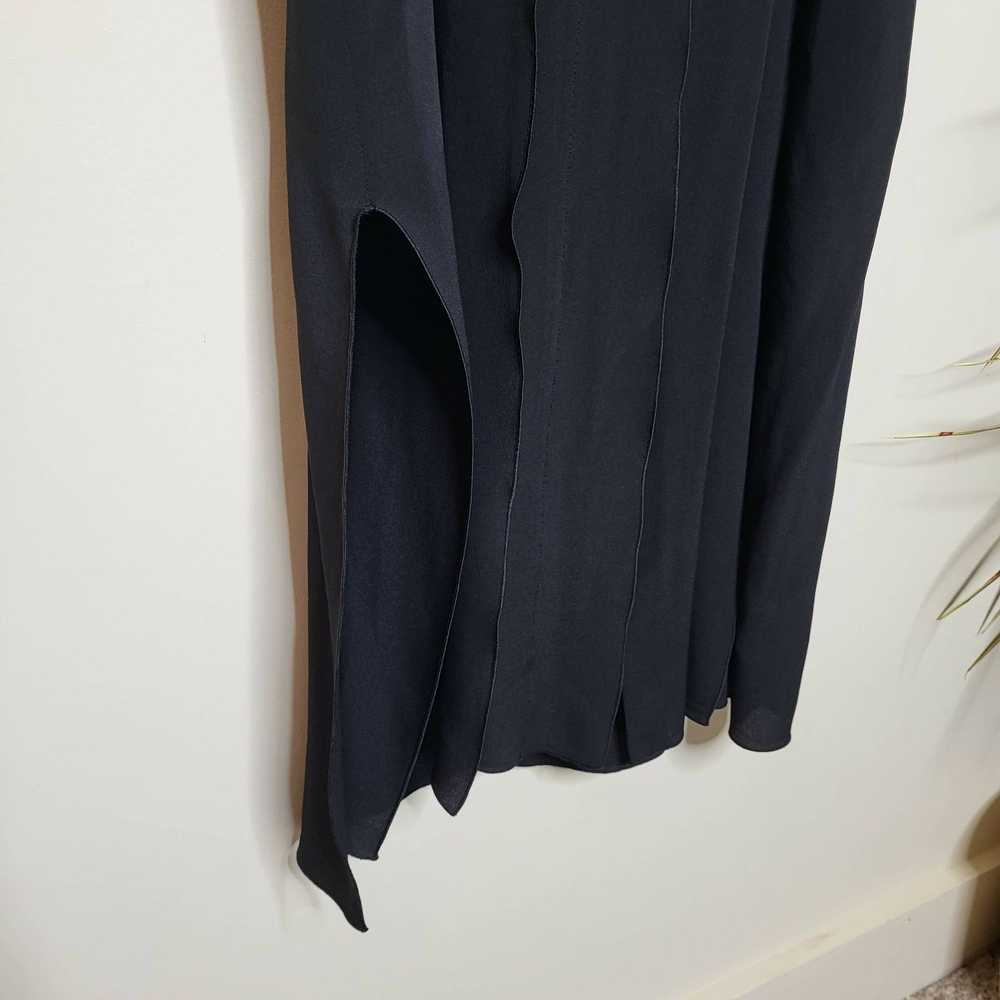 Jil Sander Jil Sander Silk Black Sleeveless Butto… - image 7