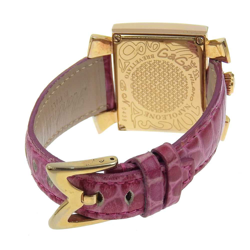 Gaga Milano Watches Quartz Plated Gold, embossed … - image 5