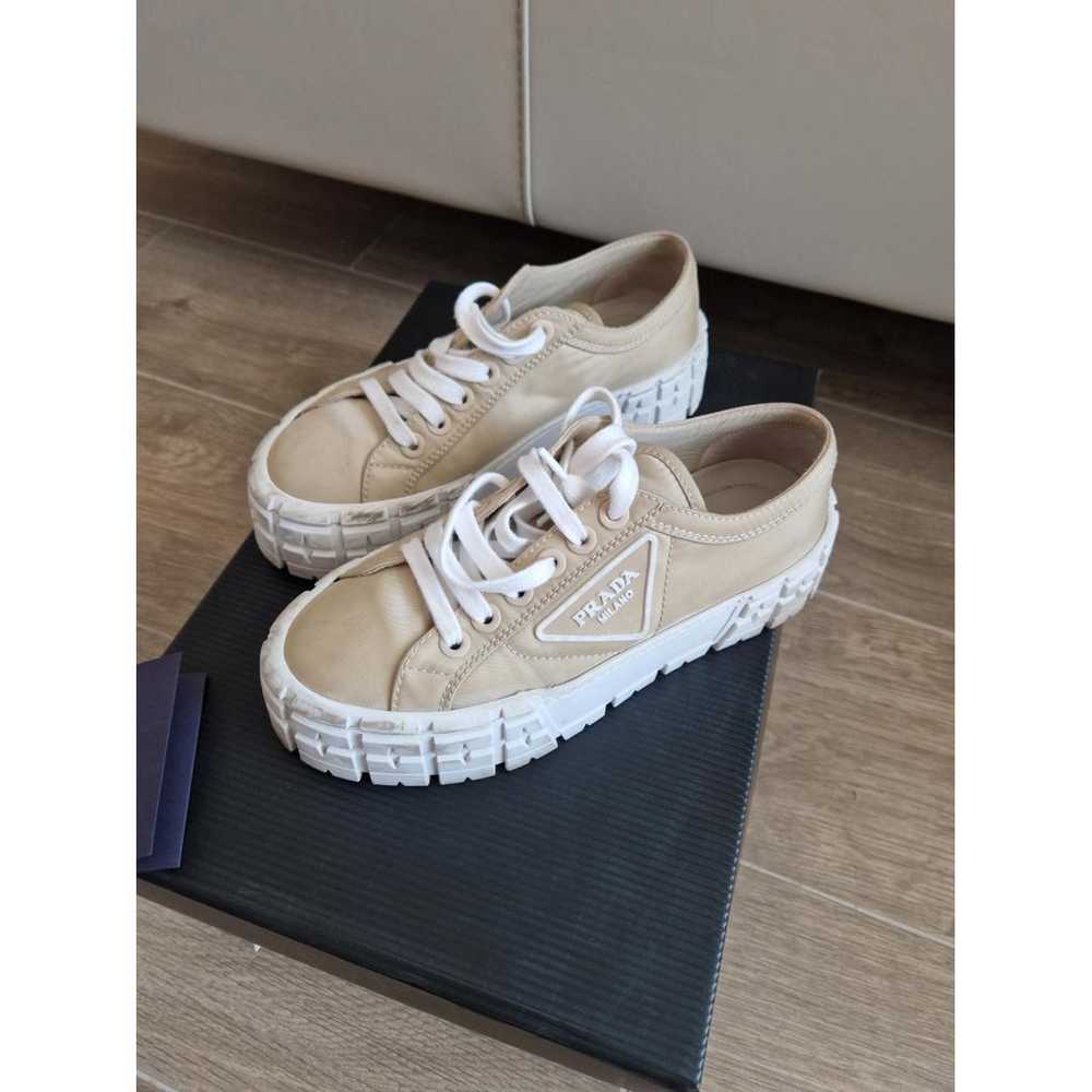 Prada Double Wheel cloth trainers - image 2