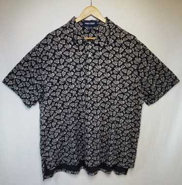 Vintage 90s paisley polo - Gem