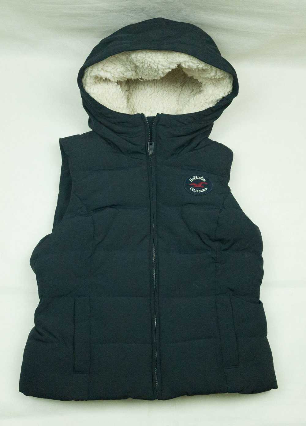 Hollister Hollister womens waistcoat zip fur lini… - image 3