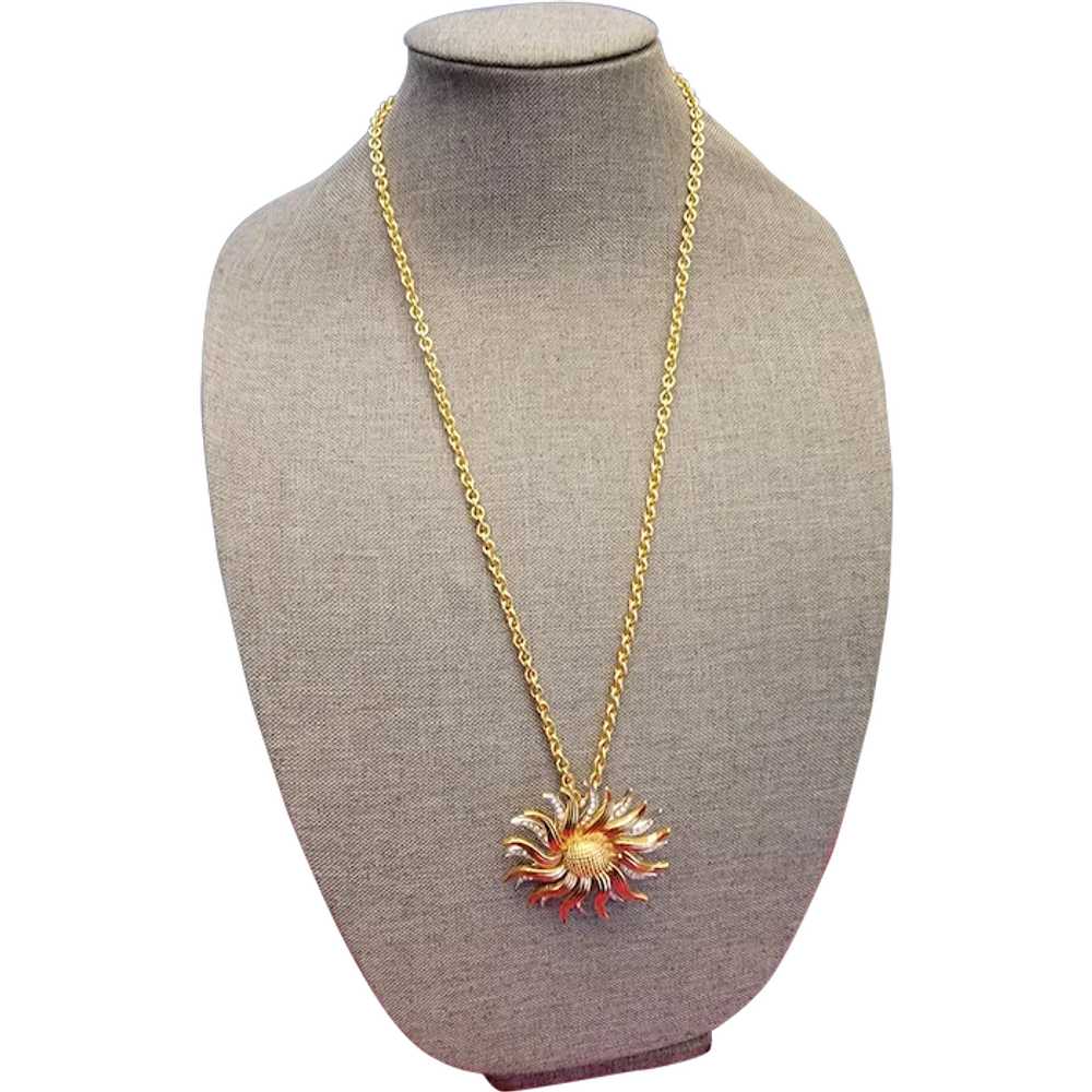 Kenneth Jay Lane Starburst Necklace/Pendant - image 1