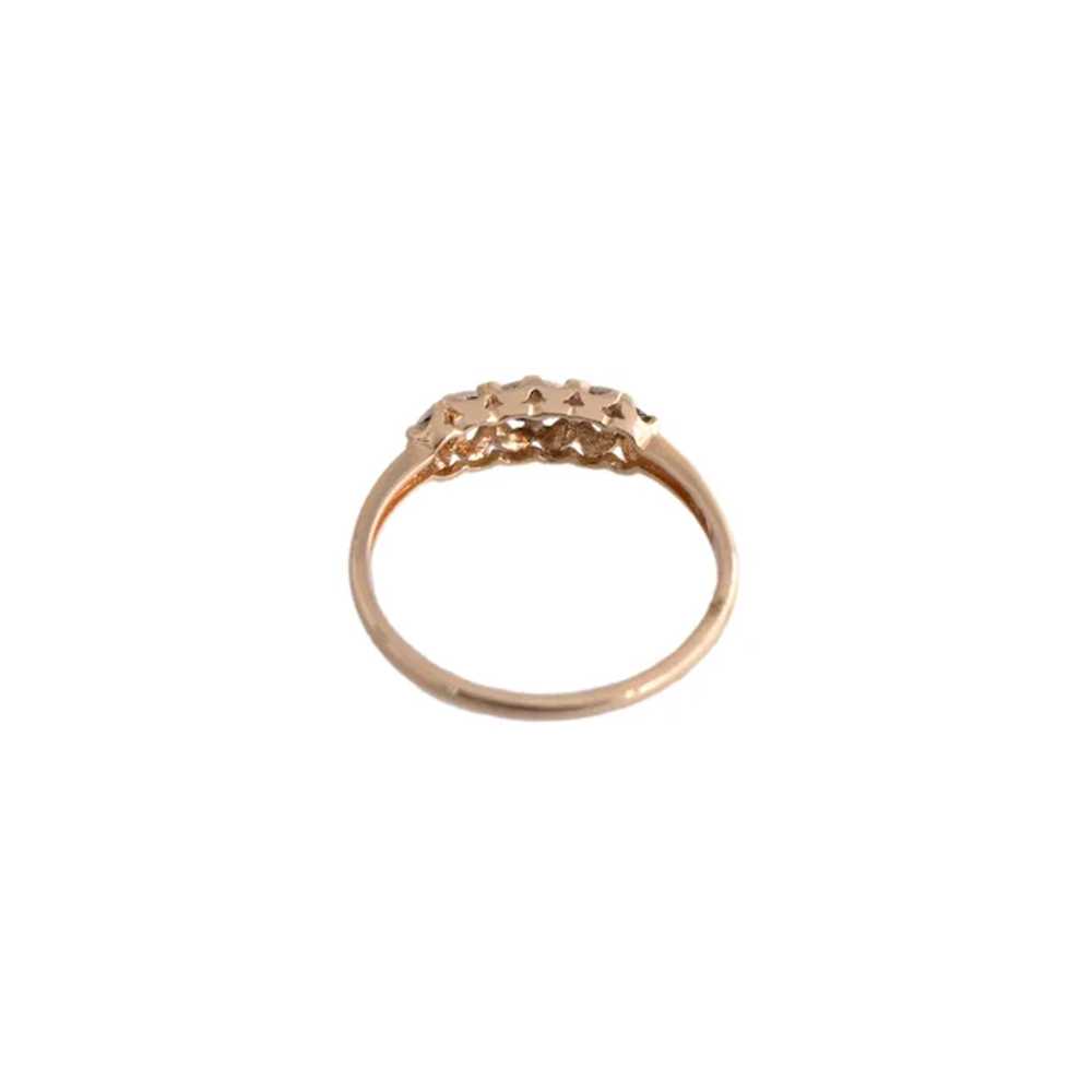 Two Tone Diamond Ring - image 2