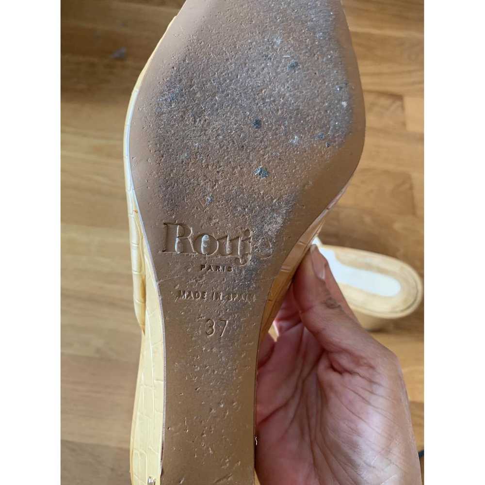 Rouje Leather mules - image 5