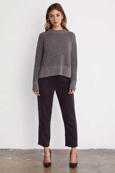 VETTA The Cropped Mockneck Sweater