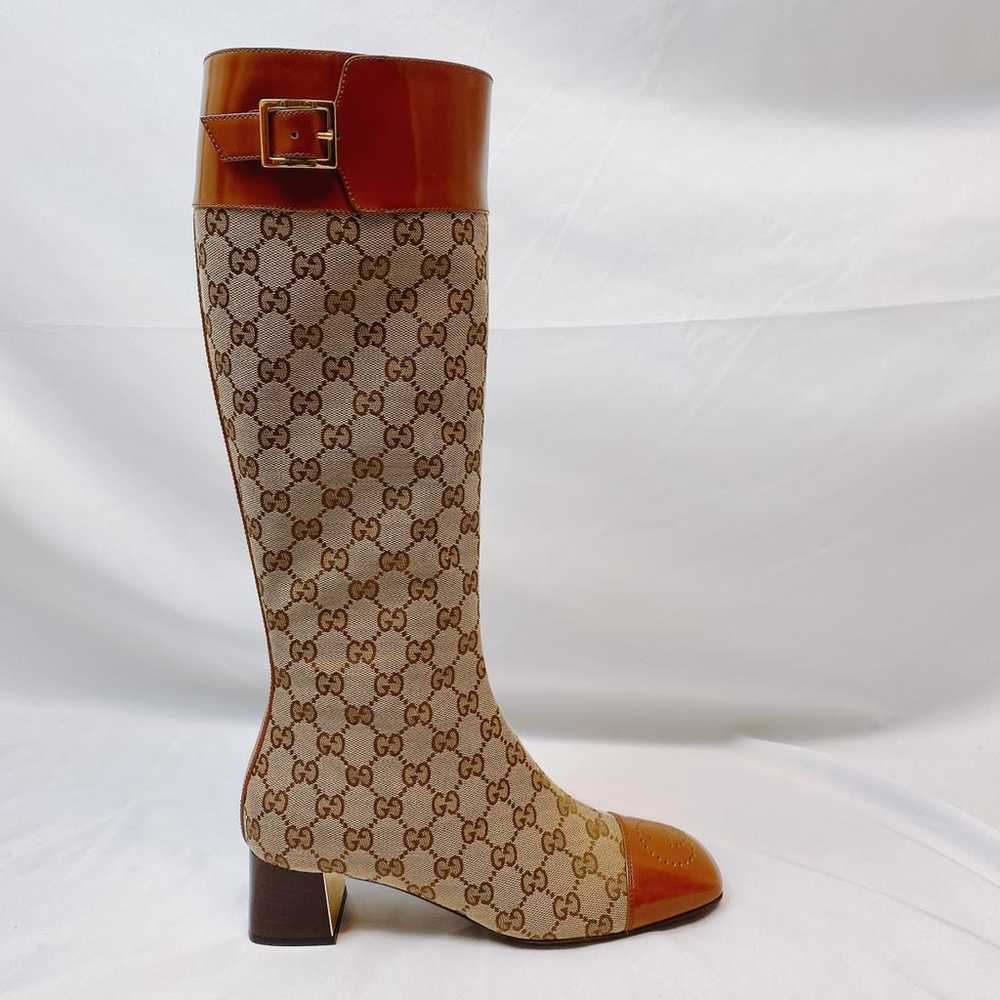 Gucci Leather boots - image 3