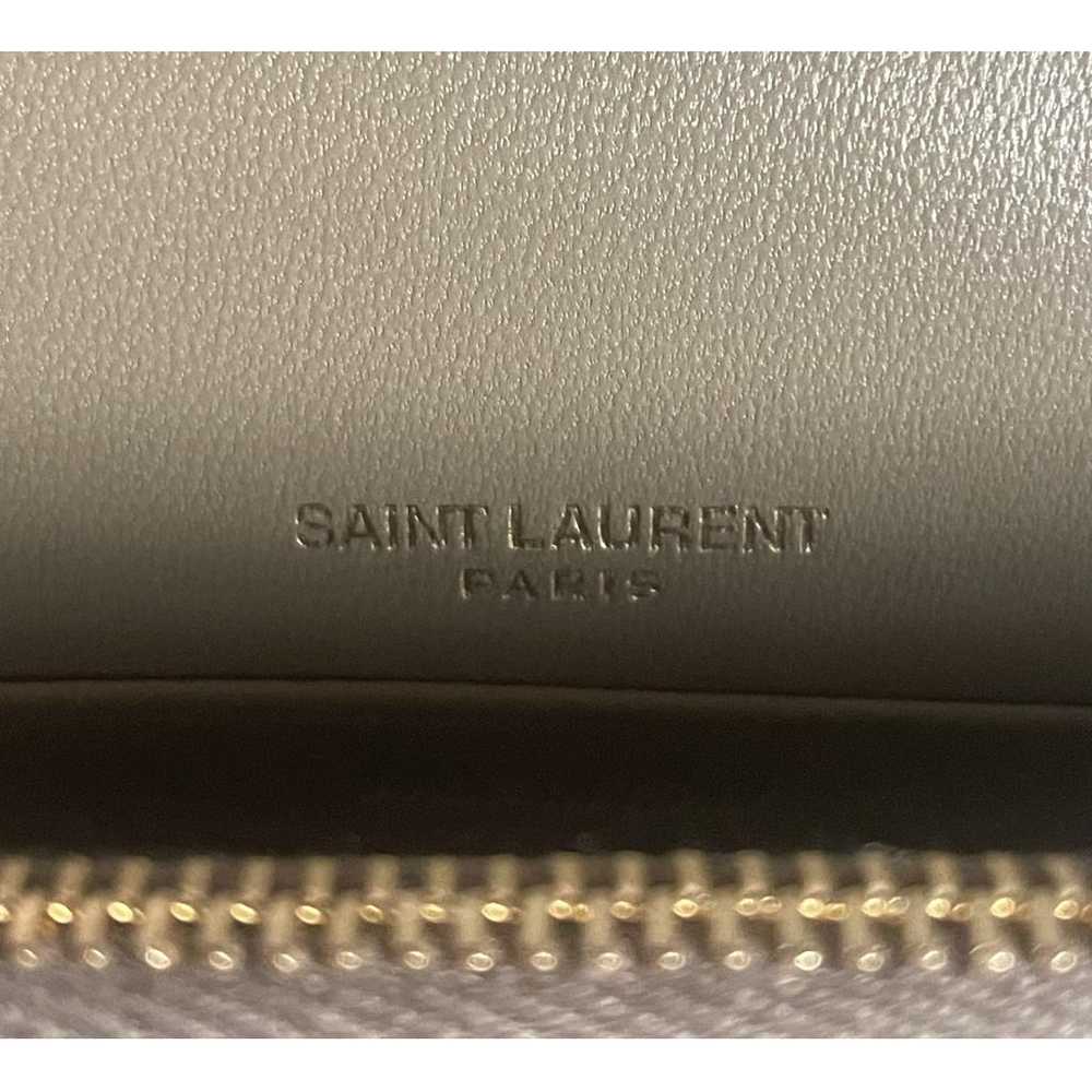 Saint Laurent Pompom Kate velvet crossbody bag - image 9