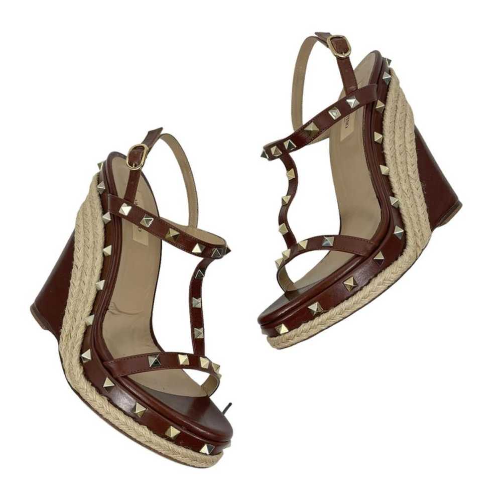 Valentino Garavani Rockstud leather sandal - image 2